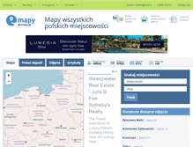 Tablet Screenshot of mapy.eholiday.pl