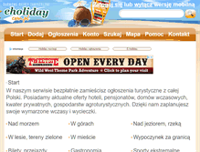 Tablet Screenshot of eholiday.com.pl