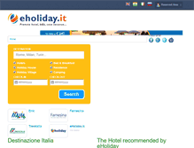 Tablet Screenshot of eholiday.it